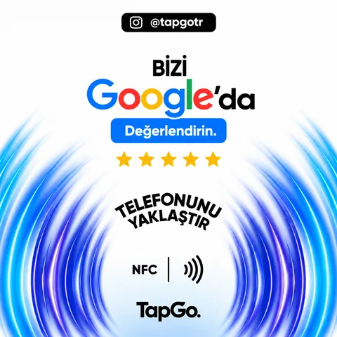 Google Yorum NFC kartı