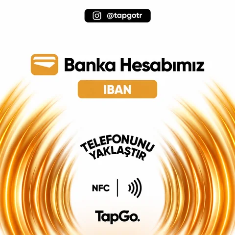 Banka hesabı IBAN NFC kartı