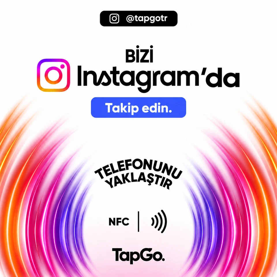 TapGo Instagram NFC kartı